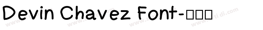 Devin Chavez Font字体转换